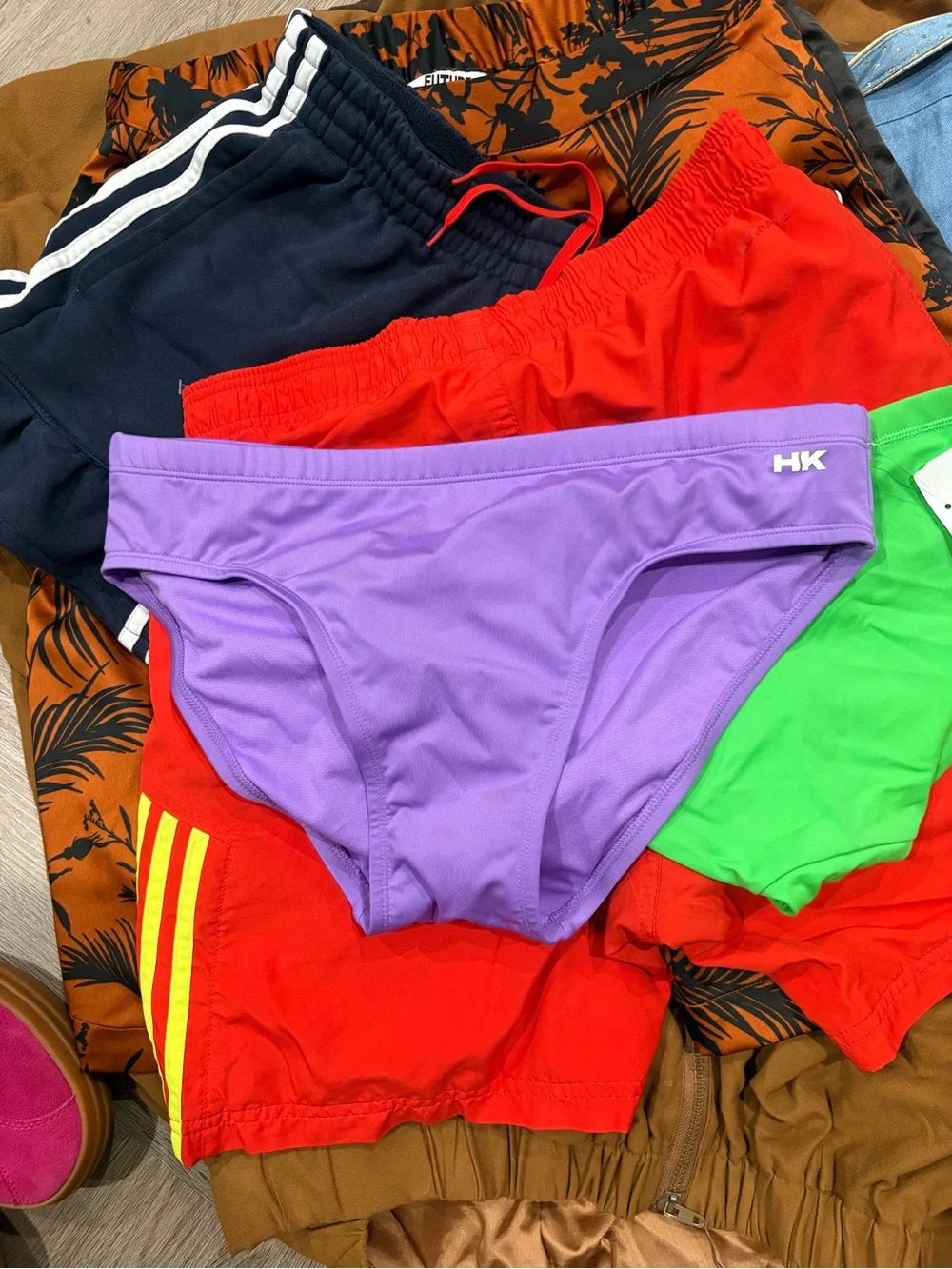 Humankind Violet Swim Brief Bikini Bottom Size M